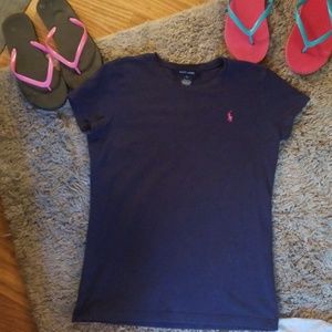 Blue Ralph Lauren top